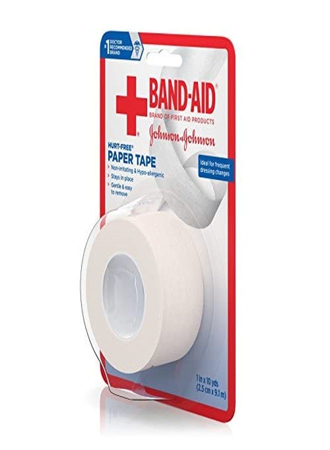 JOHNSON & JOHNSON Band-AID First Aid Paper Tape 1 Inch X 10 Yards 10 Yards (Pack of 12) - Image 2